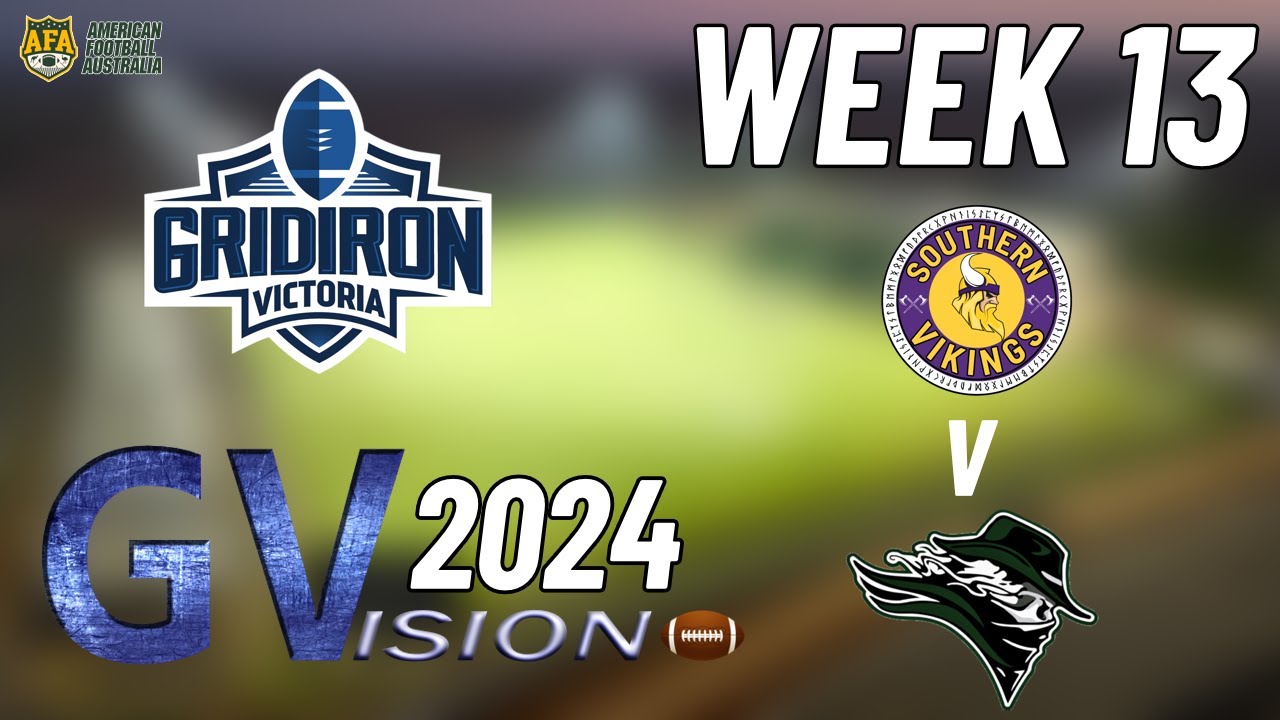 Gridiron Victoria Week 13 - Southern Vikings V Croydon Rangers #gridironvictoria #americanfootball