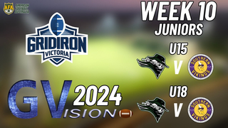 Gridiron Victoria Juniors Week 10 - Croydon Rangers V Southern Vikings #gridironvictoria
