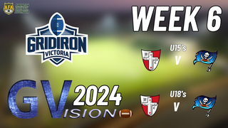 Gridiron Victoria Juniors Week 6 - Western Crusaders V Geelong Buccaneers #gridironvictoria