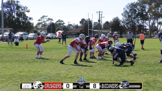 Gridiron Victoria Juniors Week 6 - Western Crusaders V Geelong Buccaneers #gridironvictoria