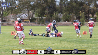 Gridiron Victoria Juniors Week 6 - Western Crusaders V Geelong Buccaneers #gridironvictoria
