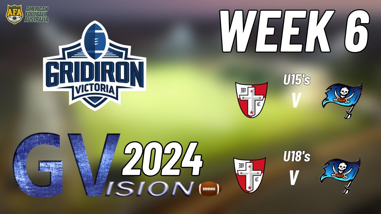 Gridiron Victoria Juniors Week 6 - Western Crusaders V Geelong Buccaneers #gridironvictoria