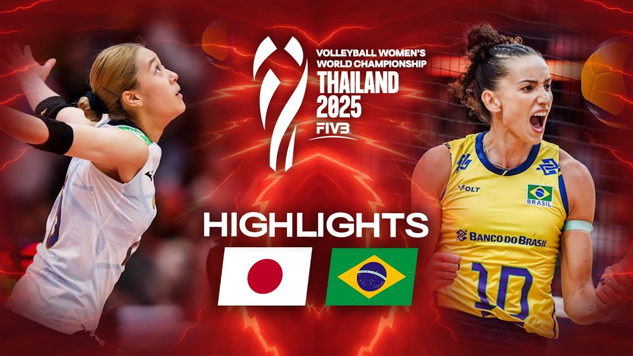 Japan 🇯🇵 vs. Brazil 🇧🇷 - Bronze Match - Highlights | Women's World Championships 2025