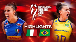 Italy 🇮🇹 vs. Brazil 🇧🇷 - Semi Final | Highlights | Women's World Championships 2025