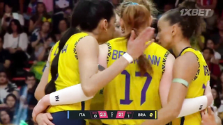 Italy ?? vs. Brazil ?? - Semi Final | Highlights | Women's World Championships 2025