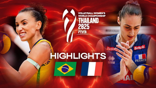 Brazil 🇧🇷 vs. France 🇫🇷 - Quarter Final | Highlights | Women's World Championships 2025