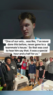 Kon talks about his family hosting the Hornets for dinner.