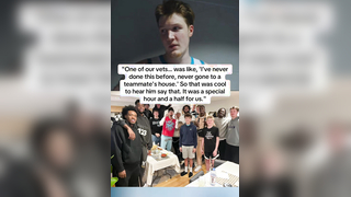 Kon talks about his family hosting the Hornets for dinner.