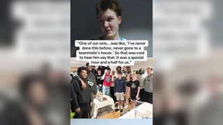 Kon talks about his family hosting the Hornets for dinner.