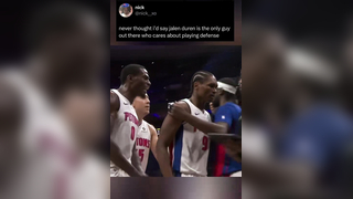 Jalen a real Dawg | Detroit Pistons