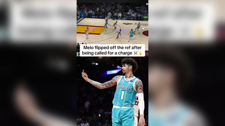 LaMelo Ball lets the ref know how he really feels.