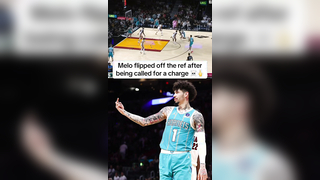 LaMelo Ball lets the ref know how he really feels.