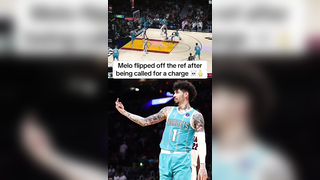 LaMelo Ball lets the ref know how he really feels.