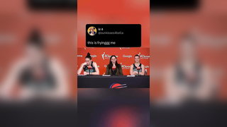 What a wild question with Sandy sitting right there.