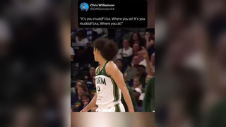 Skylar had some words for the Lynx bench and meant every one of them.