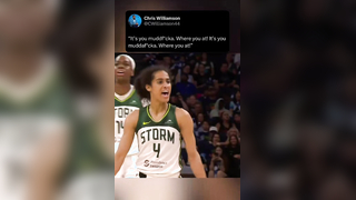 Skylar had some words for the Lynx bench and meant every one of them.