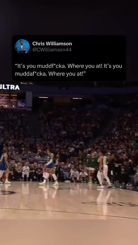 Skylar had some words for the Lynx bench and meant every one of them.