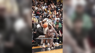 Ease up little guy | funny basketball