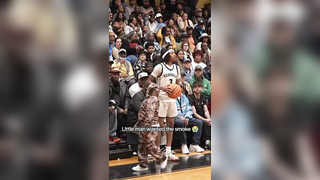 Ease up little guy | funny basketball