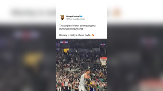 Draymond gets bullied by Wemby