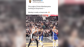 Draymond gets bullied by Wemby