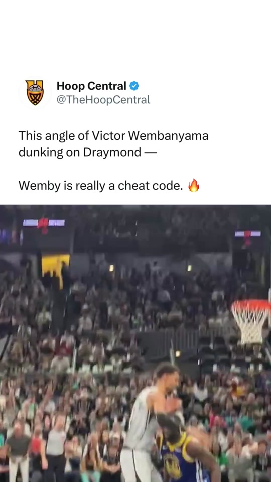 Draymond gets bullied by Wemby