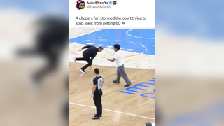 Fan tries to stop 60 piece