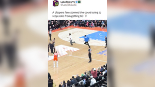 Fan tries to stop 60 piece