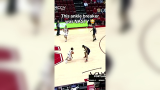 “This is the definition of an ankle breaker.” #collegebasketball #s...