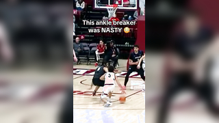 “This is the definition of an ankle breaker.” #collegebasketball #s...