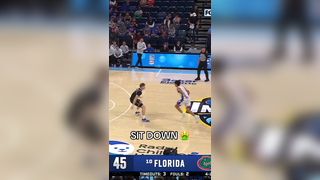 BRO SAT HIS AH DOWN #omg #anklebreaker #floridagators #basketball #...