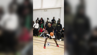 He had him sliding across the floor… ?
