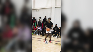 He had him sliding across the floor… ?