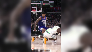 PG ankle-breaking all the way to the rim #nba #basketball #laclippers...