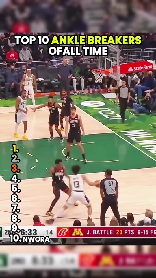 Top 10 Ankle Breakers in Basketball #lxthalhoops #basketball #ankle...