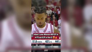 Lamar Wilkerson was UNREAL in Indiana’s blowout of Penn State 44 PT...