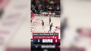 Lamar Wilkerson was UNREAL in Indiana’s blowout of Penn State 44 PT...