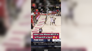 Lamar Wilkerson was UNREAL in Indiana’s blowout of Penn State 44 PT...