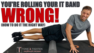 How To Foam Roll Your IT Band at Home | Relieve IT Band Pain Fast