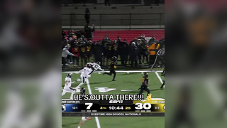 St. Frances Overtime Academy Captures National Championship With Electrifying Touchdown Run