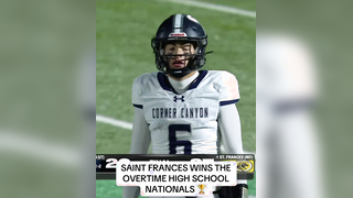 St. Frances Claims National Championship in Dominant High School Football Finale