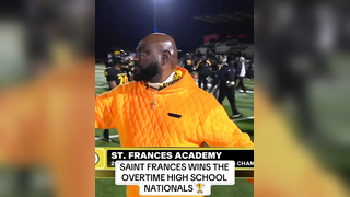 St. Frances Claims National Championship in Dominant High School Football Finale