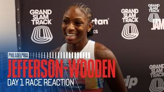 Post-race Interview | Melissa Jefferson-Wooden makes a statement in her 200m opener