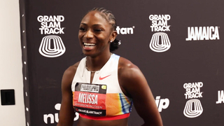 Post-race Interview | Melissa Jefferson-Wooden makes a statement in her 200m opener