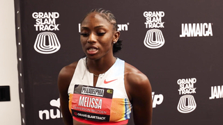 Post-race Interview | Melissa Jefferson-Wooden makes a statement in her 200m opener