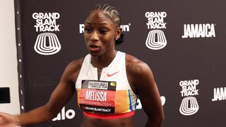 Post-race Interview | Melissa Jefferson-Wooden makes a statement in her 200m opener