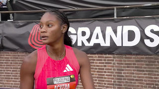 Ackera Nugent Blew by Sydney McLaughlin-Levrone in 100m Hurdles!