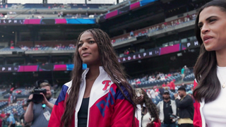 Which Track Star Can Throw the Perfect First Pitch?