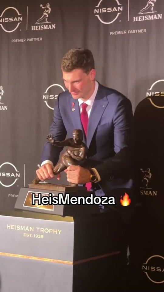 Congrats Fernando Mendoza! Big Moment for Indiana Football