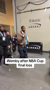 Victor Wembanyama and the Spurs Fall to the Knicks in the NBA Cup Final